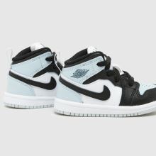 Nike Jordan 1 Mid Boys Toddler in Black and blue Nike Jordan 1 Mid,4 of 4