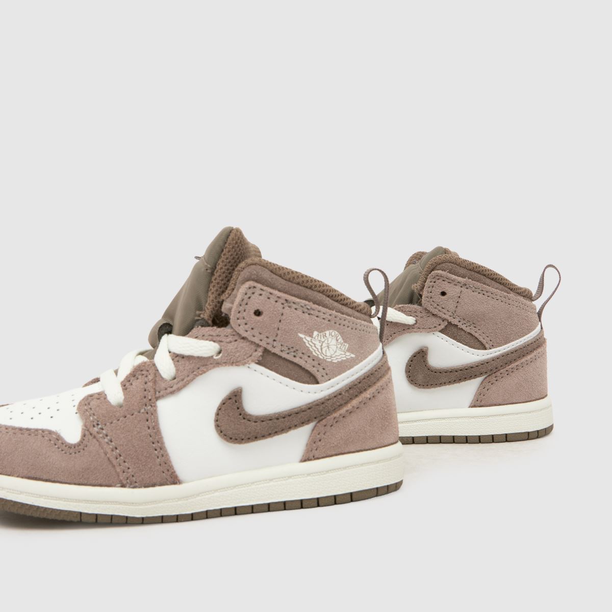 Nike Jordan 1 Mid Boys Toddler in Stone Multi Nike Jordan 1 Mid 7