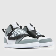 Nike Jordan Sky Jordan 1 Boys Toddler in White & grey Nike Jordan Sky Jordan 1,2 of 4