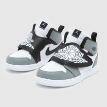 Nike Jordan Sky Jordan 1 Boys Toddler in White & grey Nike Jordan Sky Jordan 1,3 of 4