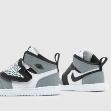 Nike Jordan Sky Jordan 1 Boys Toddler in White & grey Nike Jordan Sky Jordan 1,4 of 4