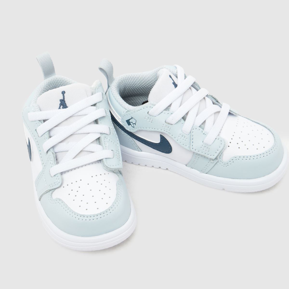 Nike Jordan 1 Low ALT Boys Toddler in White & Pl Blue Nike Jordan 1 Low ALT 4