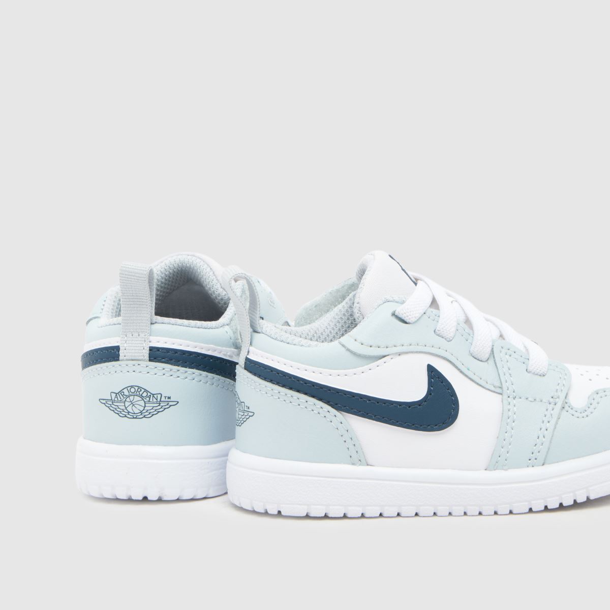Nike Jordan 1 Low ALT Boys Toddler in White & Pl Blue Nike Jordan 1 Low ALT 7