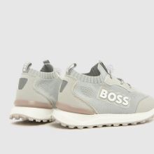 BOSS Elastic Lace Tech Boys Toddler in Light Grey BOSS Elastic Lace Tech,4 of 4