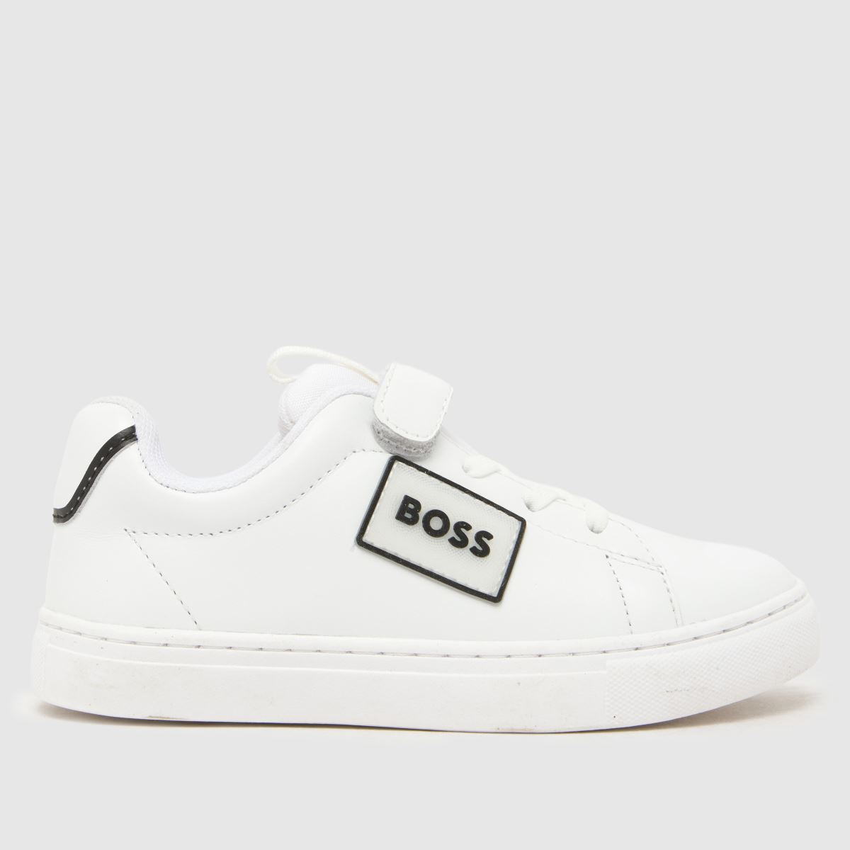 BOSS White Court 1V Boys Toddler Trainers
