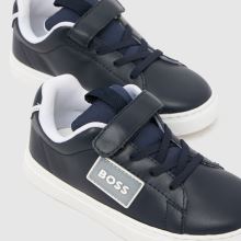 BOSS Court 1V Boys Toddler in Navy BOSS Court 1V,3 of 4