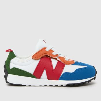 New Balance White Multi 327 Boys Toddler