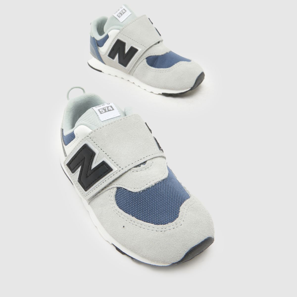 New Balance 574 V Boys Toddler in Grey & Navy New Balance 574 V 4
