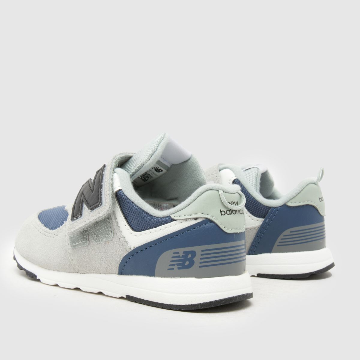 New Balance 574 V Boys Toddler in Grey & Navy New Balance 574 V 7