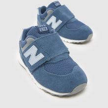 New Balance 574 V Boys Toddler in Navy & Pl Blue New Balance 574 V,3 of 4