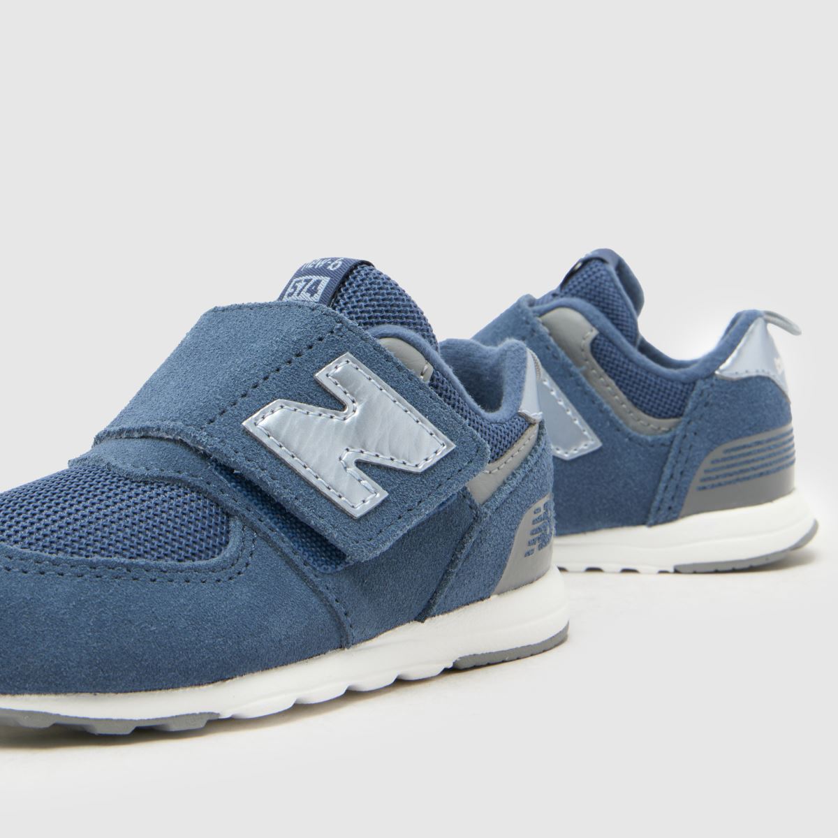 New Balance 574 V Boys Toddler in Navy & Pl Blue New Balance 574 V 7