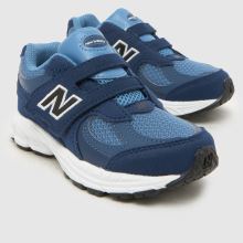 New Balance 2002 Boys Toddler in Navy New Balance 2002,3 of 4
