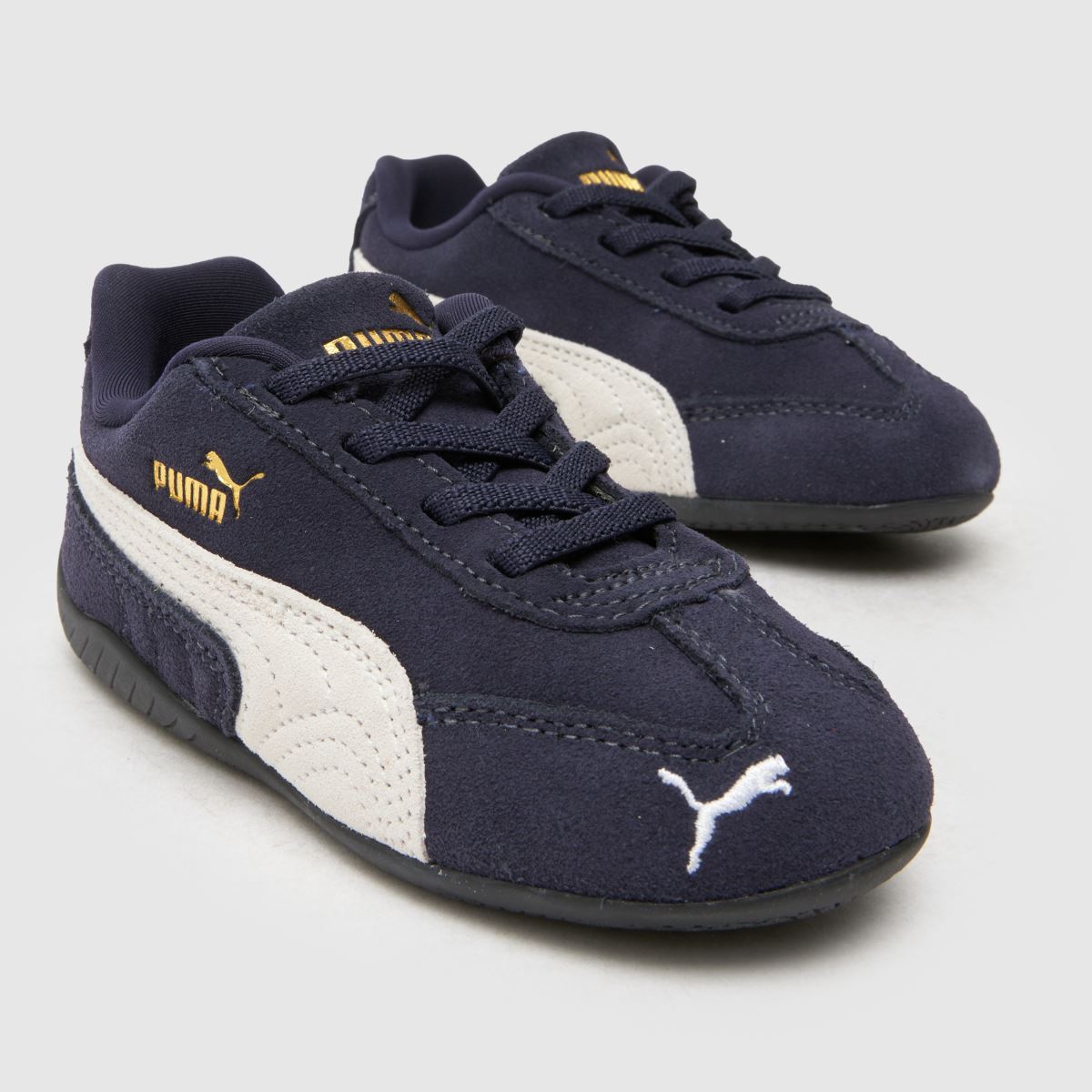 Kinder PUMA Marineblau-weiß Speedcat Sneaker PUMA Speedcat 4