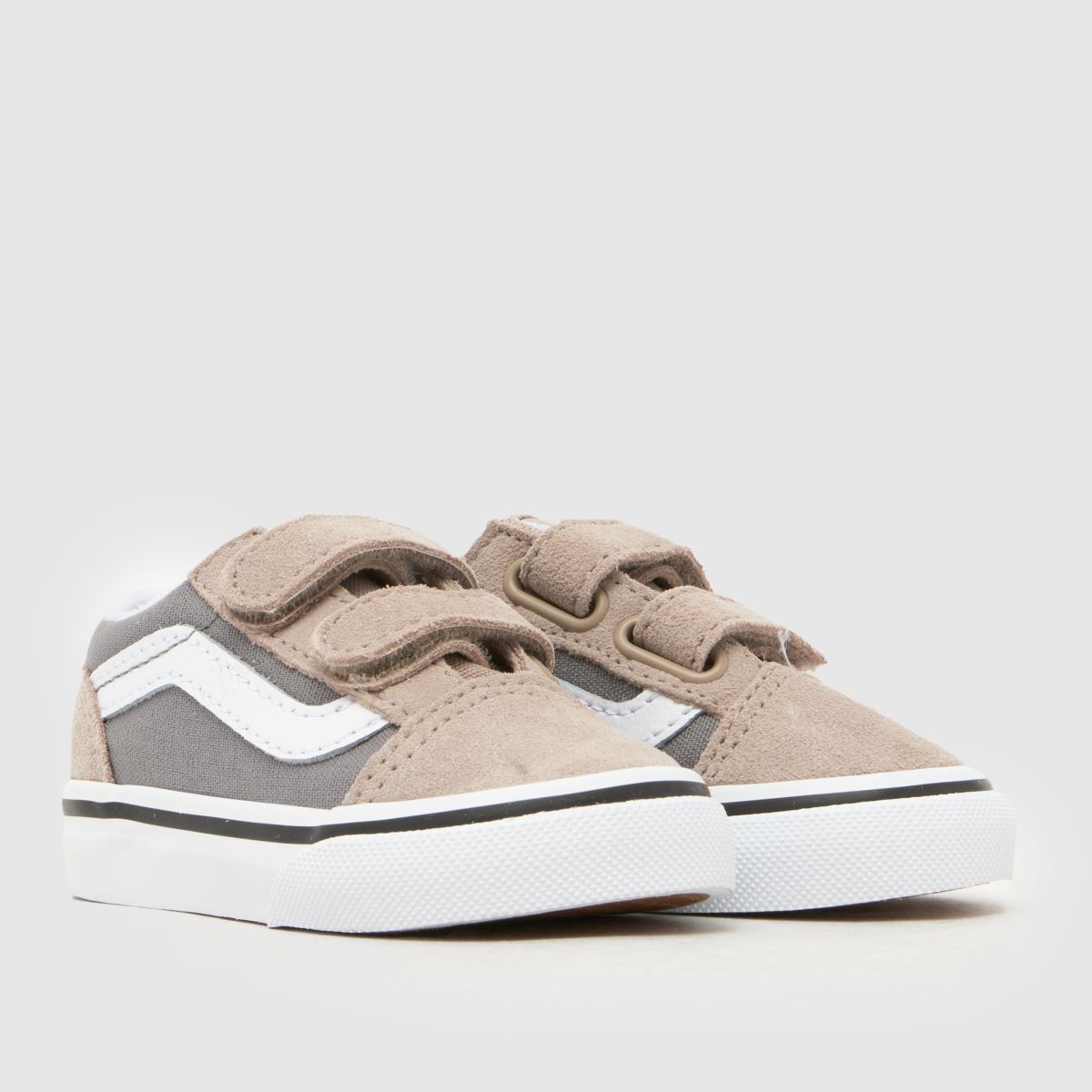Vans Old Skool V Boys Toddler in Grey Multi Vans Old Skool V 1