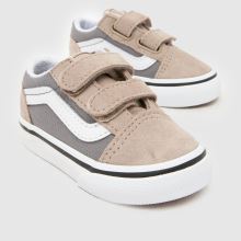 Vans Old Skool V Boys Toddler in Grey Multi Vans Old Skool V,3 of 4