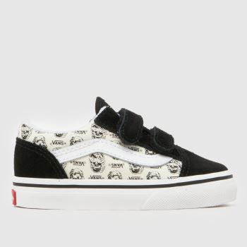 Vans Black & White Old Skool V Boys Toddler
