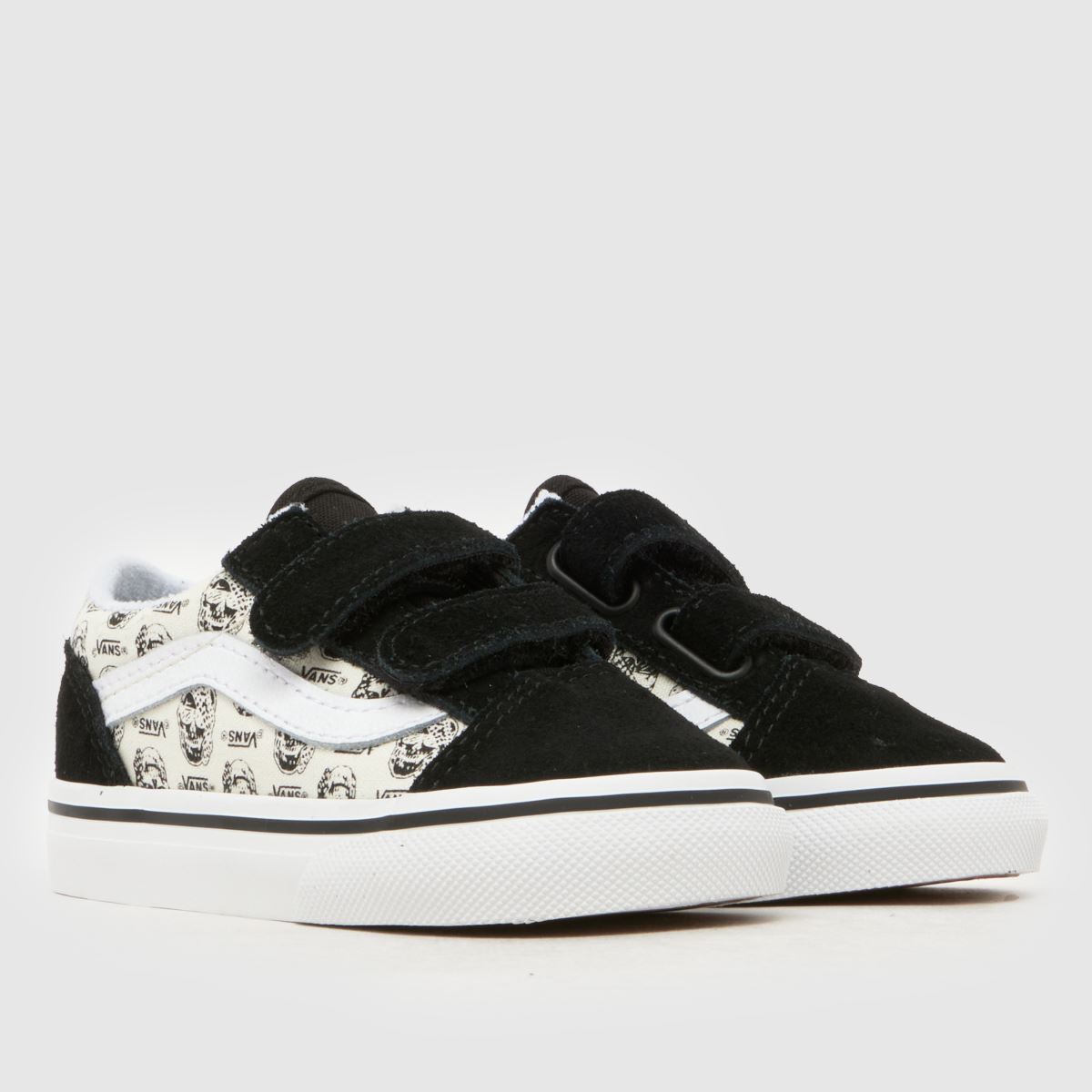 Vans Old Skool V Boys Toddler in Black & White Vans Old Skool V 1