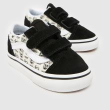 Vans Old Skool V Boys Toddler in Black & White Vans Old Skool V,3 of 4