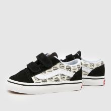 Vans Old Skool V Boys Toddler in Black & White Vans Old Skool V,4 of 4