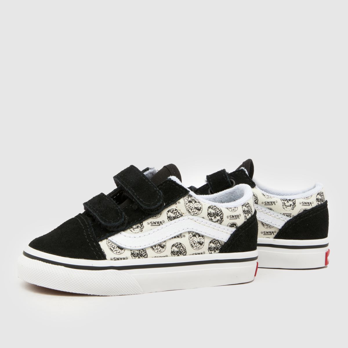 Vans Old Skool V Boys Toddler in Black & White Vans Old Skool V 7