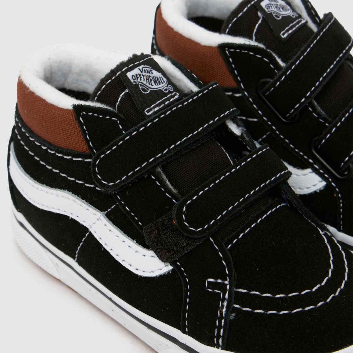 Vans MTE Sk8-Mid Reissue V Boys Toddler in Black & Brown Vans MTE Sk8-Mid Reissue V 4