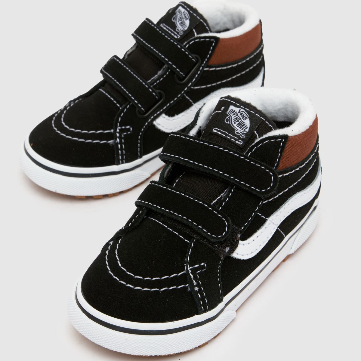 Vans MTE Sk8-Mid Reissue V Boys Toddler in Black & Brown Vans MTE Sk8-Mid Reissue V 7