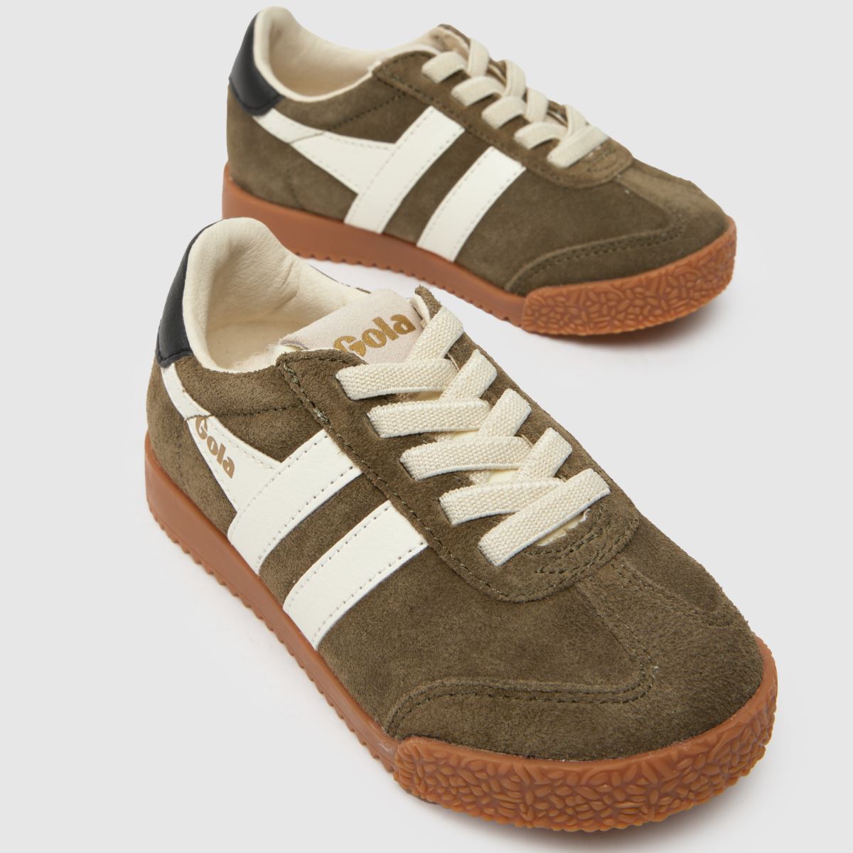 Kinder Gola Khaki Elan Sneaker Gola Elan 4