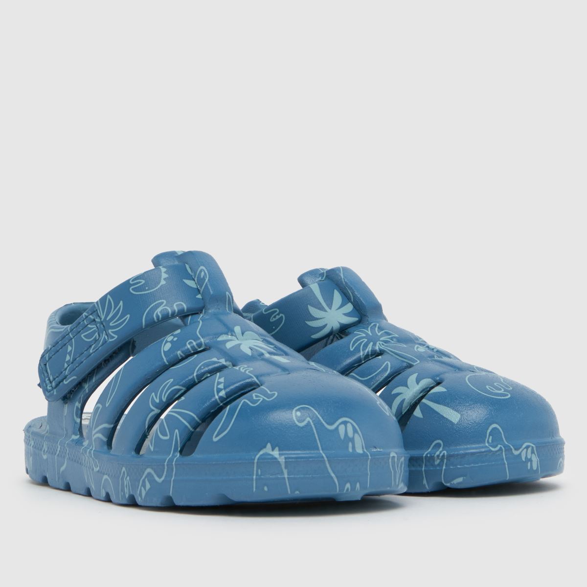 JUJU JELLIES Dino Print Cherub Boys Toddler in Blue JUJU JELLIES Dino Print Cherub 1