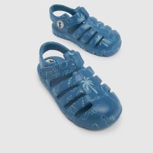 JUJU JELLIES Dino Print Cherub Boys Toddler in Blue JUJU JELLIES Dino Print Cherub,3 of 4