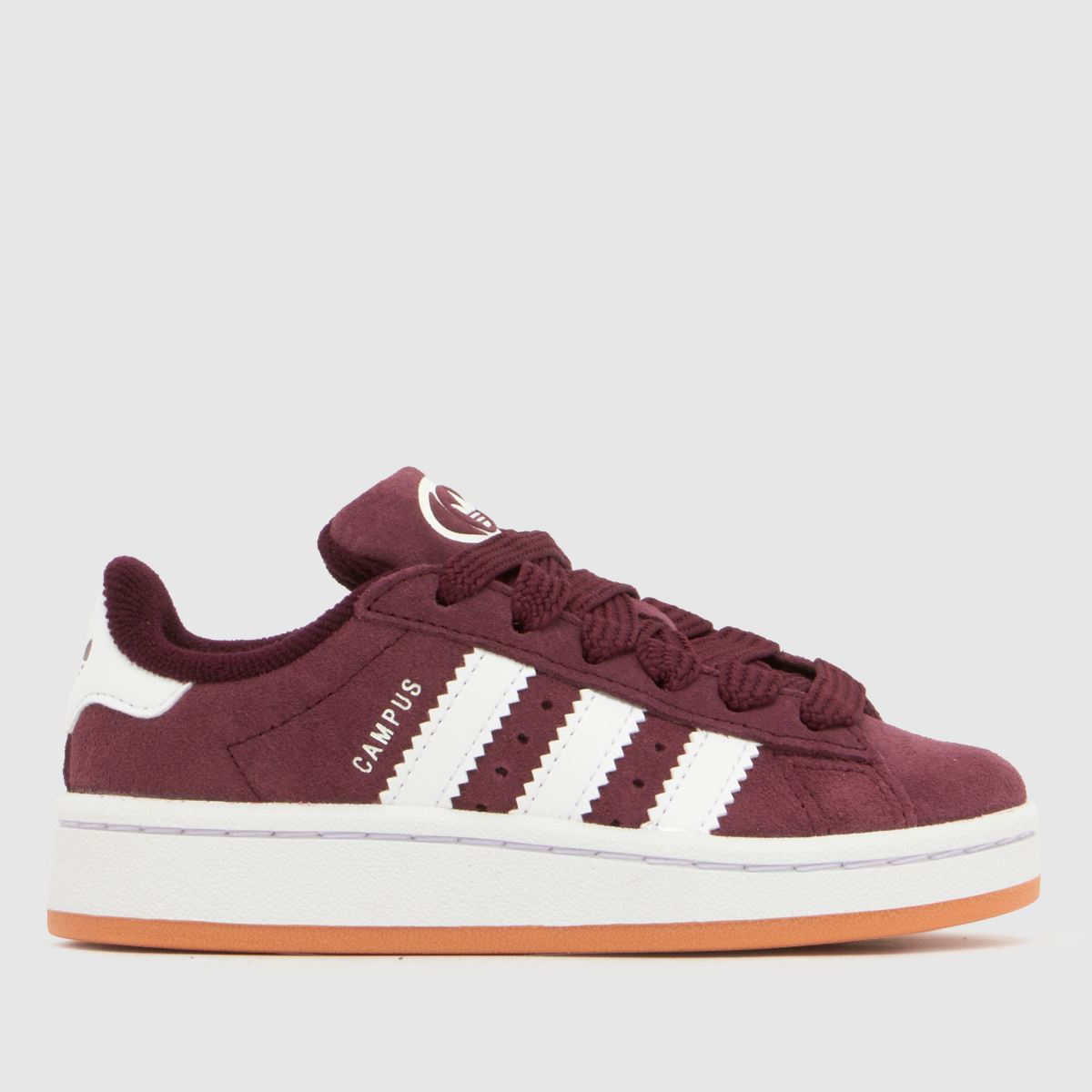 adidas Burgundy Campus 00s Boys Junior Trainers, Size: 10 (EU 28)