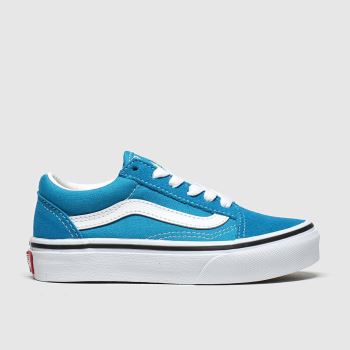 vans blue old skool trainers junior vans blue old skool trainers junior