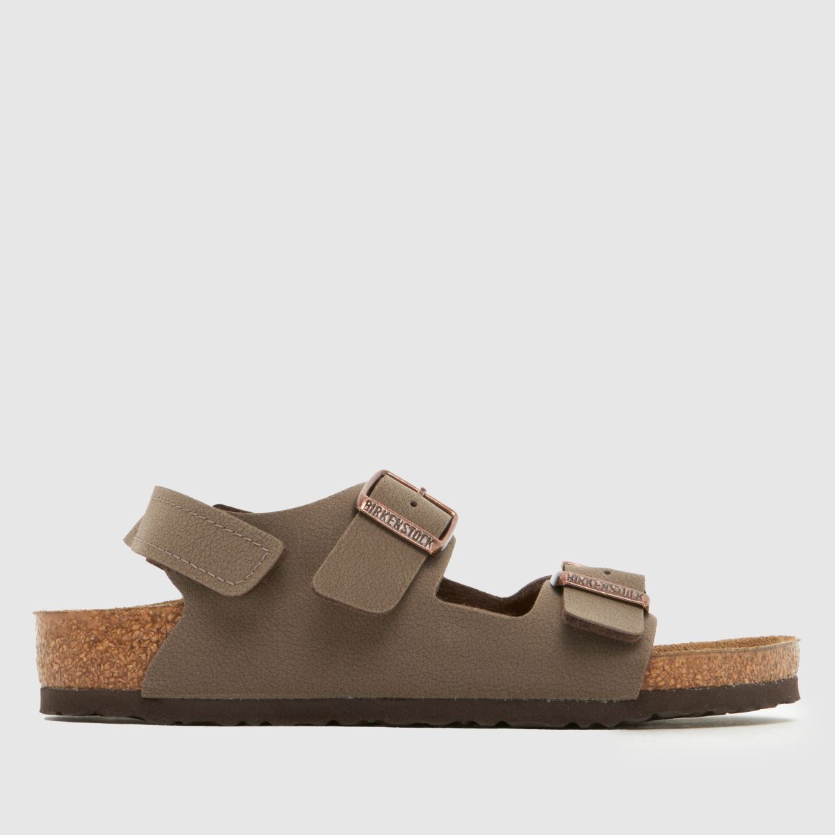 BIRKENSTOCK Brown Milano Narrow Fit Boys Junior Sandals