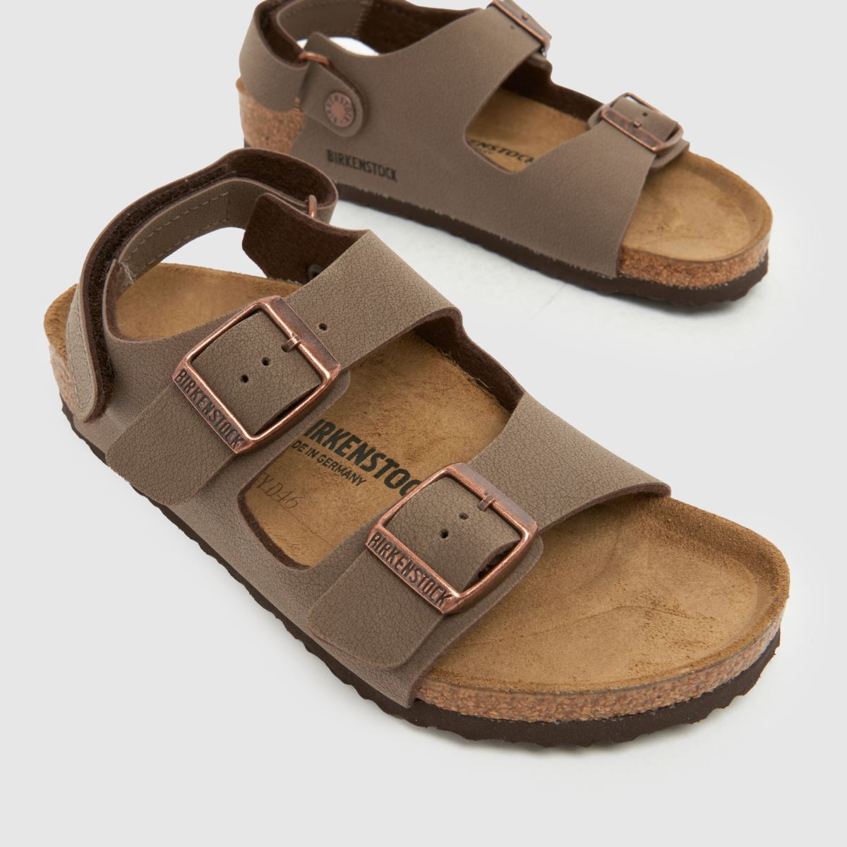 BIRKENSTOCK Milano Narrow Fit Boys Junior in Brown BIRKENSTOCK Milano Narrow Fit 4