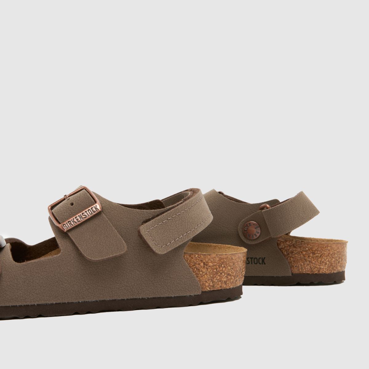 BIRKENSTOCK Milano Narrow Fit Boys Junior in Brown BIRKENSTOCK Milano Narrow Fit 7