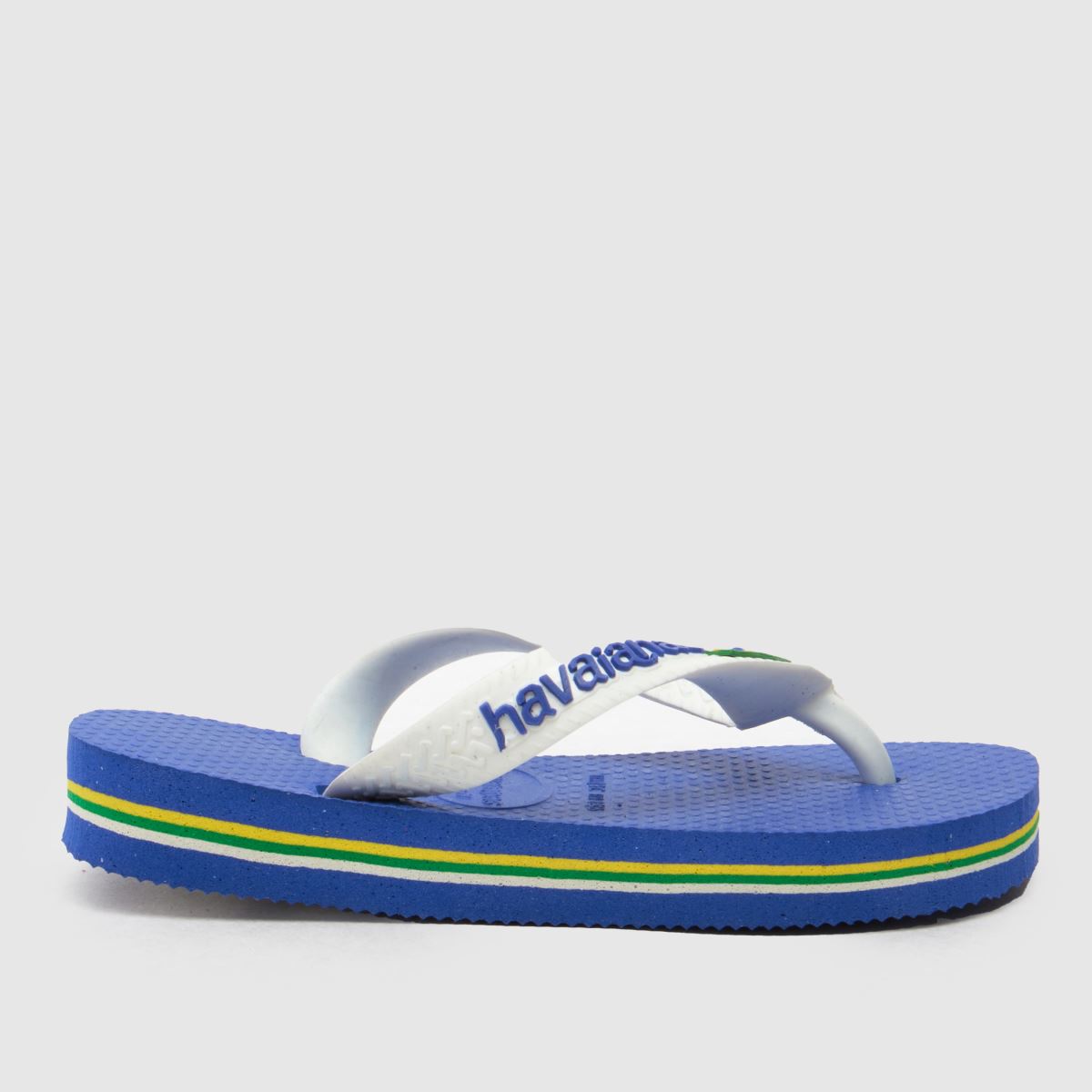 Havaianas Brasil Logo Boys Junior in Blue Havaianas Brasil Logo 1