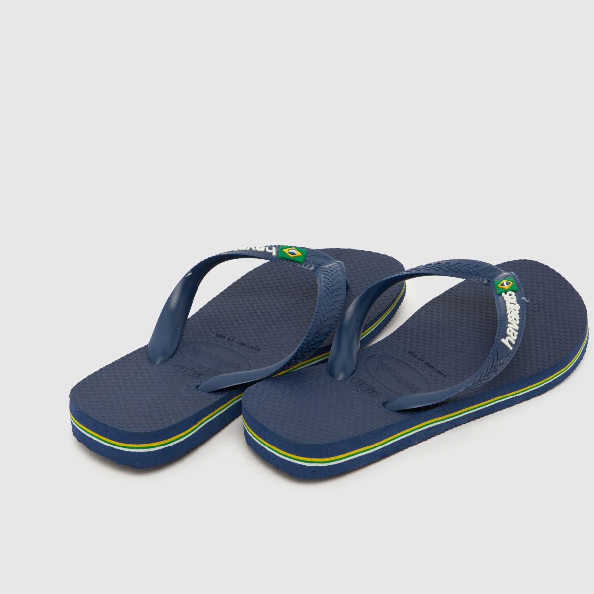 Havaianas Brasil Logo Boys Junior in Navy Havaianas Brasil Logo 7
