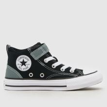 Converse All Star Malden Street Boys Junior in Black & Grey Converse All Star Malden Street,1 of 4