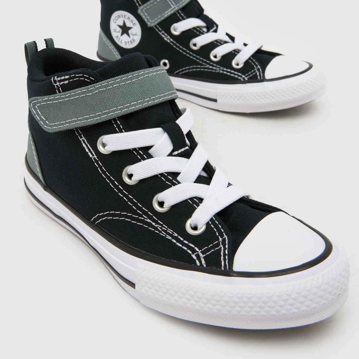 Converse All Star Malden Street Boys Junior in Black & Grey Converse All Star Malden Street 4