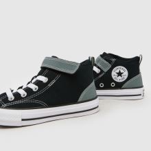 Converse All Star Malden Street Boys Junior in Black & Grey Converse All Star Malden Street,4 of 4