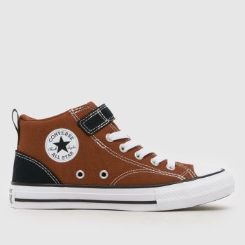 Converse Brown & Black All Star Malden Street Boys Junior