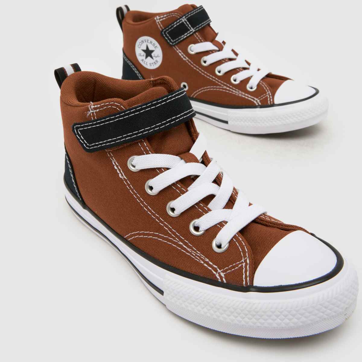 Converse All Star Malden Street Boys Junior in Brown & Black Converse All Star Malden Street 4