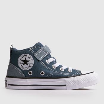 Converse Navy & White All Star Malden Street Boys Junior