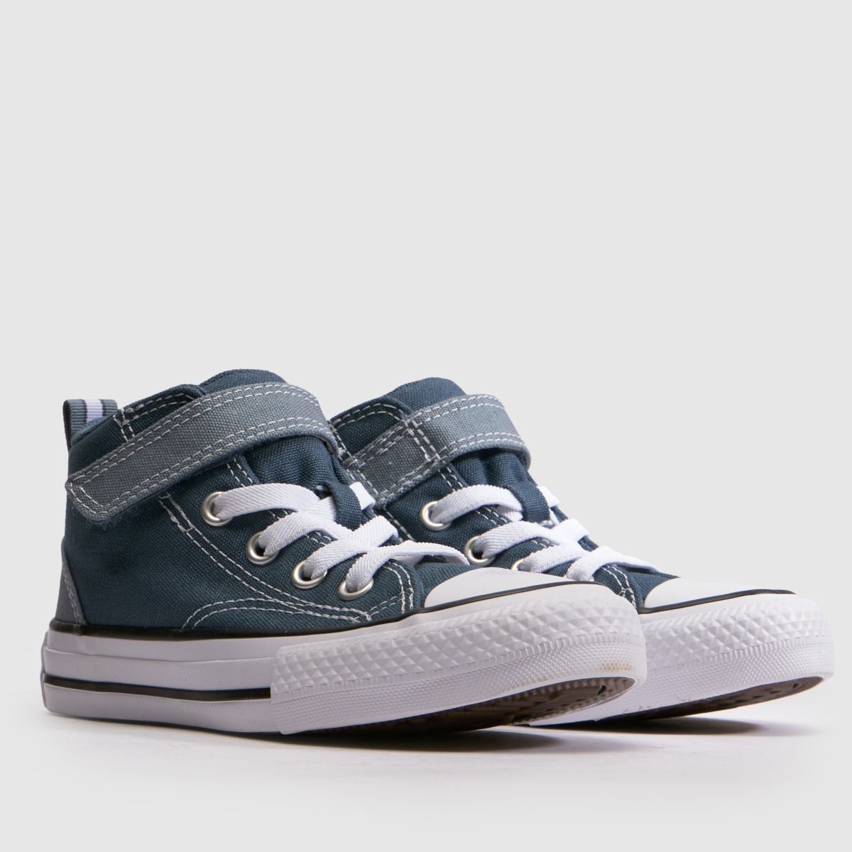 Converse All Star Malden Street Boys Junior in Navy & White Converse All Star Malden Street 1