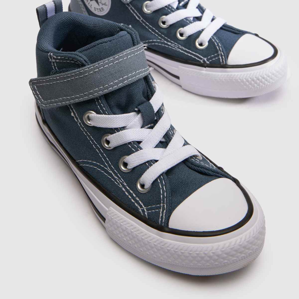 Converse All Star Malden Street Boys Junior in Navy & White Converse All Star Malden Street 4