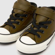 Converse All Star Malden Street Boys Junior in Khaki Converse All Star Malden Street,3 of 4