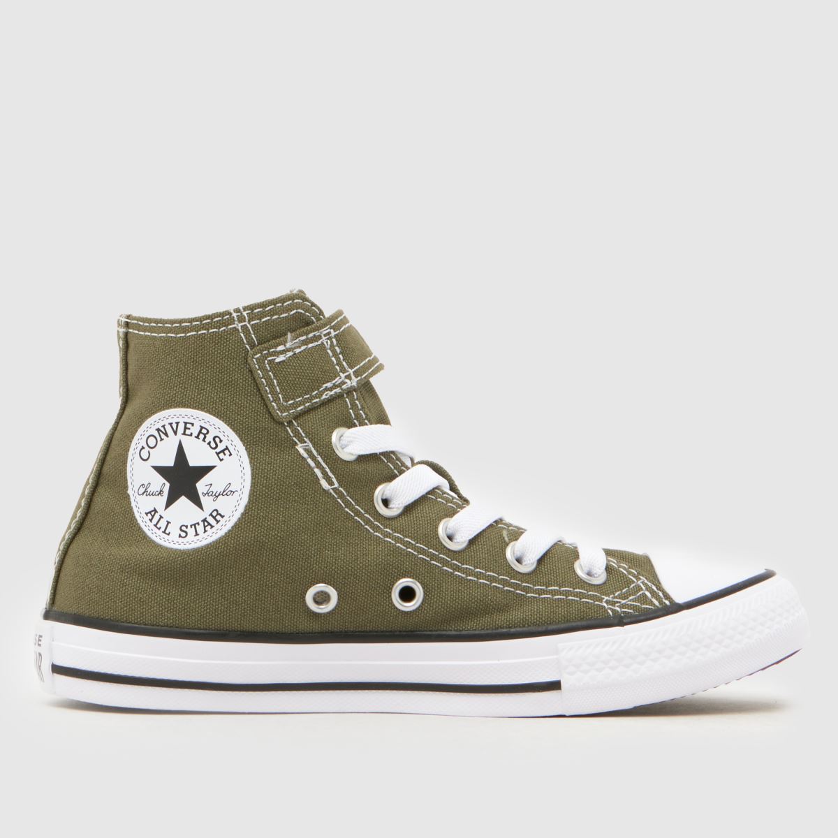 Converse Khaki All Star Hi 1V Boys Junior Trainers