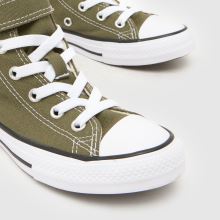 Converse All Star Hi 1V Boys Junior in Khaki Converse All Star Hi 1V,4 of 4