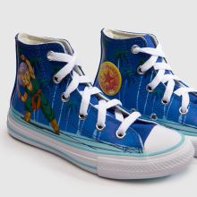 Converse All Star Hi Dragonball Boys Junior in Blue Multi Converse All Star Hi Dragonball,3 of 4