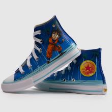 Converse All Star Hi Dragonball Boys Junior in Blue Multi Converse All Star Hi Dragonball,4 of 4