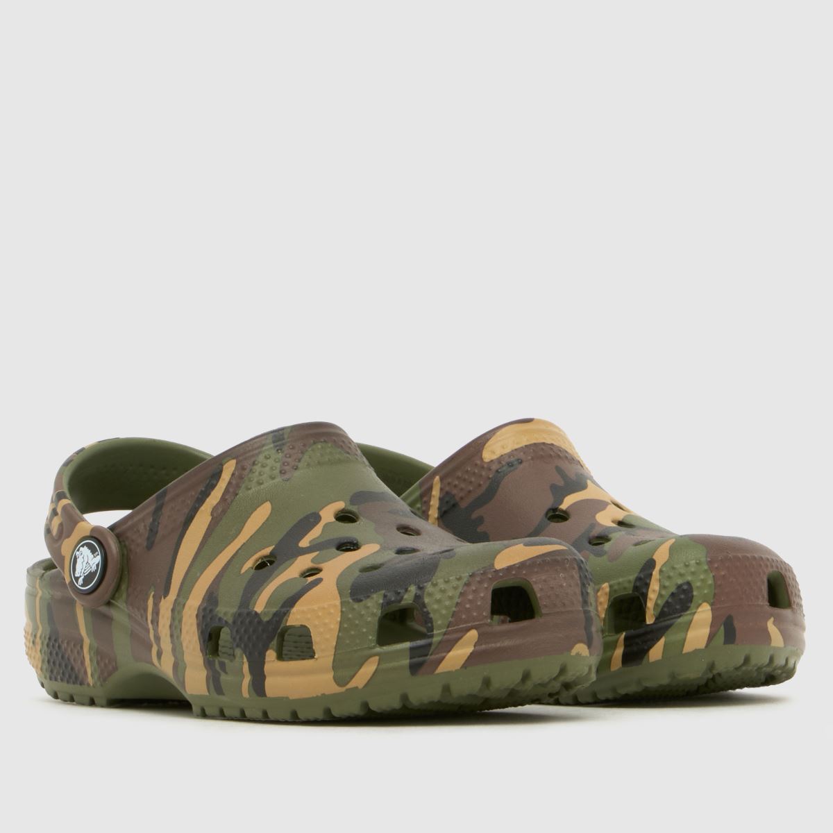 Crocs Classic Clog Boys Junior in Green Multi Crocs Classic Clog 1